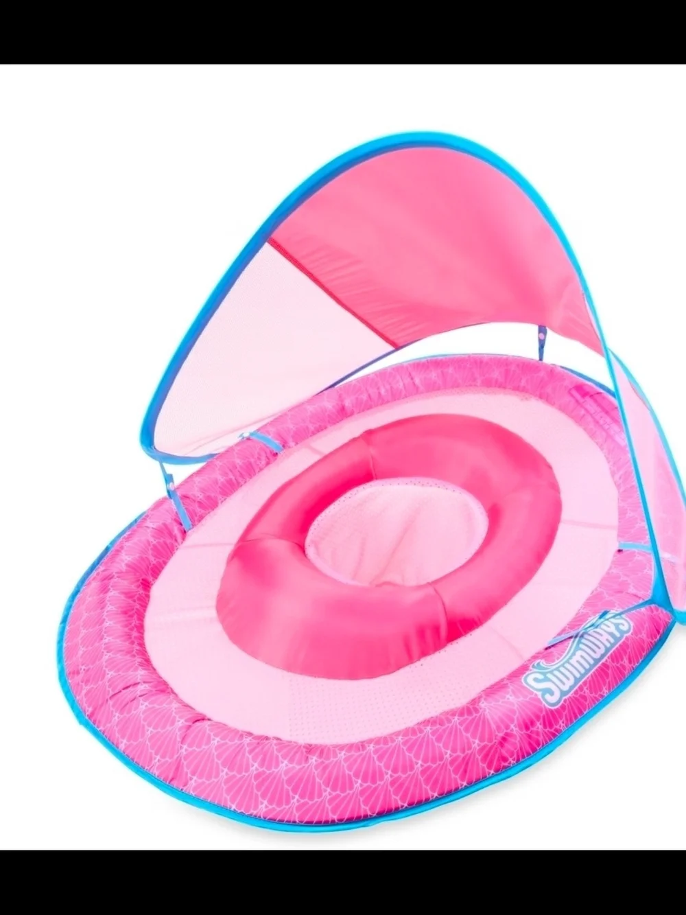 Swimways Pink Kids Canopy Baby Float